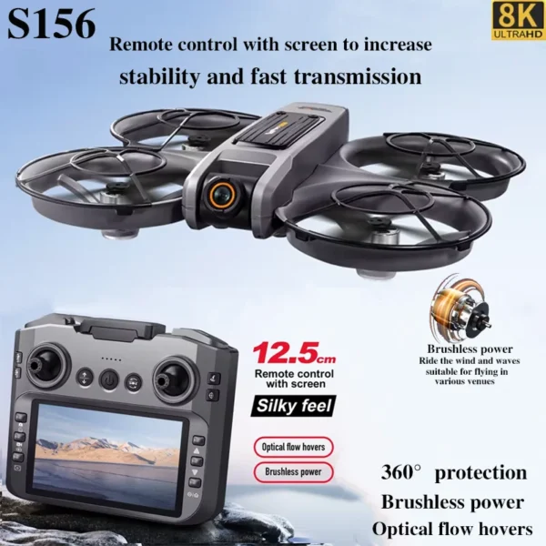 S156 RC Drone 2.4G 5G GPS Professional 8K HD Aerial Photography Remote Control Aircraft HD Dual Camera Quadcopter boy Toys Gifts - Image 2