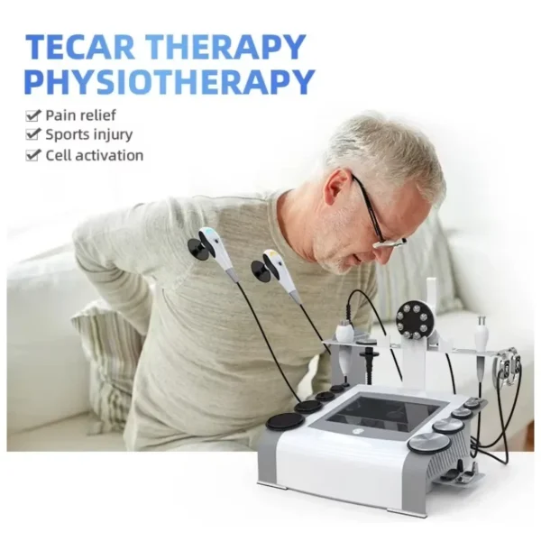 Rf Tecar Therapy Physical Equipment 448khz Pain Treatment Tecar Therapy Machines Rf Ret Cet - Image 3