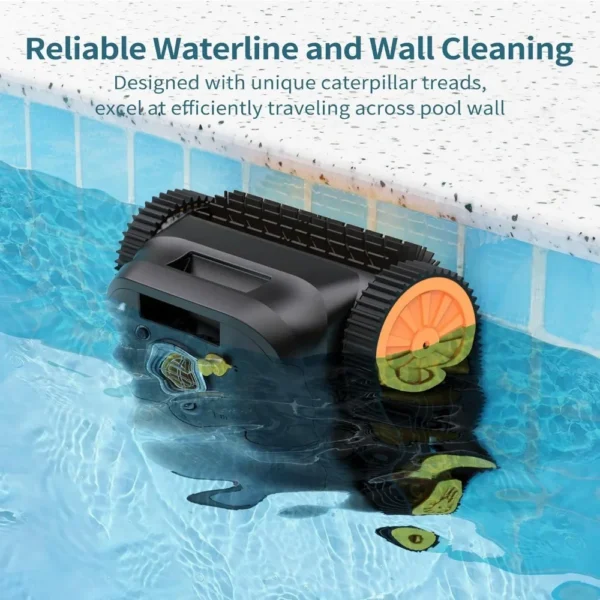 Vacuum for Inground Pools, Wall Climbing Pool Robot Vacuum with Brushless Motors - Image 5