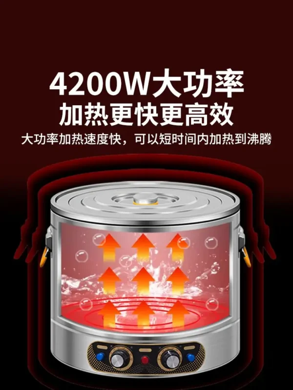 Desktop cooking noodle bucket Commercial Malatang special pot Electric heating Perm vegetable soup noodle stove Below - Image 2