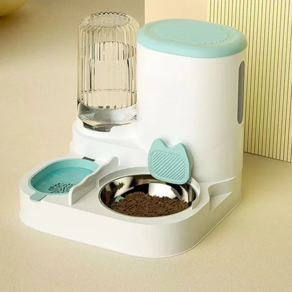 Cat bowl automatic feeder for cats, dogs, pets, water dispensers, integrated cat bowl, cat food basin, dogs, eating, drinking wa - Image 4