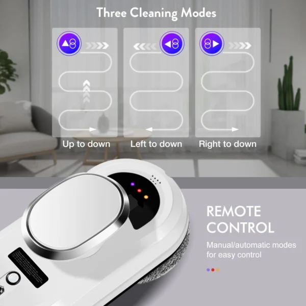 Household Robot Window Cleaner Window Cleaning Robot Smart New Home Robot Vacuum CleanerRemote Control Glass Cleaning Robots - Image 4