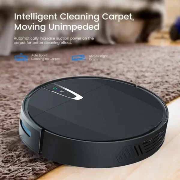 Robot Vacuum Smart Mop Cleaner With 3800PA Suction APP& Voice Control Autocharge Sweeping Floor Cleaning For Home Robotic Vacuum - Image 2