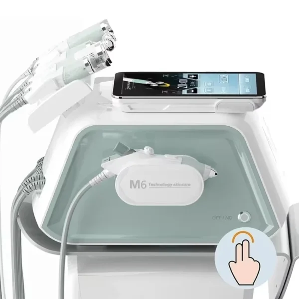 6 In 1 Oxygen Hydrofacial Machine Facial Skin Deep Cleaning Whitening Aqua Dermabrasion Black Head Removal Therapy Beauty Device - Image 5
