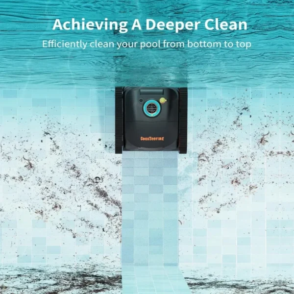 Vacuum for Inground Pools, Wall Climbing Pool Robot Vacuum with Brushless Motors - Image 3