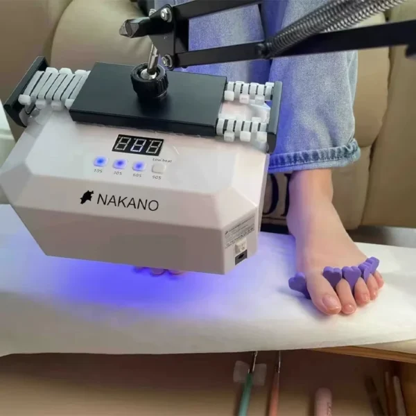 2025 new high power LED UV CLONG light foot nails beauty lamp rechargeable gel polish dryer light - Image 2