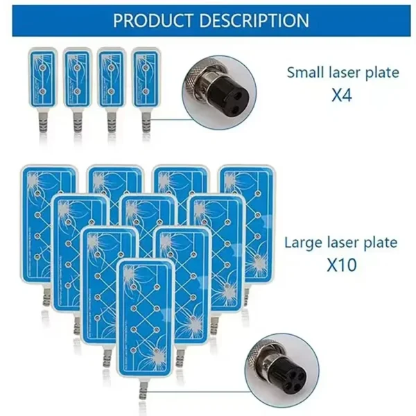 160mw 635nm-650nm Hot Lipo Laser LLLT Lipolysis 14 Pads Slimming Weight Fat Loss Beauty Machine - Image 3