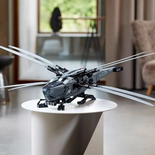 MOC 1369PCS Inventor Dune Atreides Royal Ornithopter Helicopter Building Blocks Construction Bricks Set Toy Children Party Gifs - Image 6