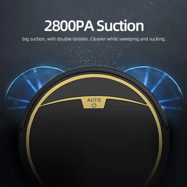 2024 New App Control Vacuum Sweeper Home Large Robotic Wet And Dry Sweep Mop Floor Smart Robot Vaccum Cleaner 2800Pa Suction - Image 3