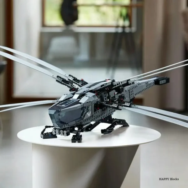 MOC 1369PCS Inventor Dune Atreides Royal Ornithopter Helicopter Building Blocks Construction Bricks Set Toy Children Party Gifs - Image 3