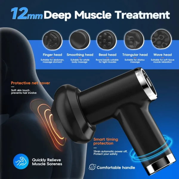 Vibration massage Protable body shaping Deep Muscle Relaxation Fitness Slimming health Anti Cellulite Fat Fascia gun equipment - Image 4