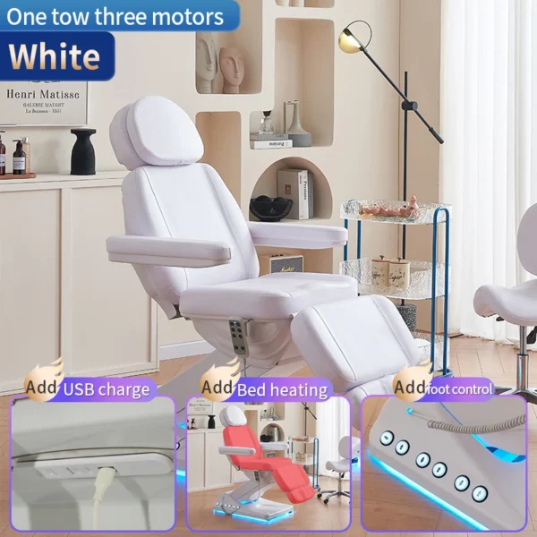 Cama eléctrica de belleza para masaje, cama de cirugía automática, elevación de inyección de tatuaje, micro cama de masaje, cama - Image 3