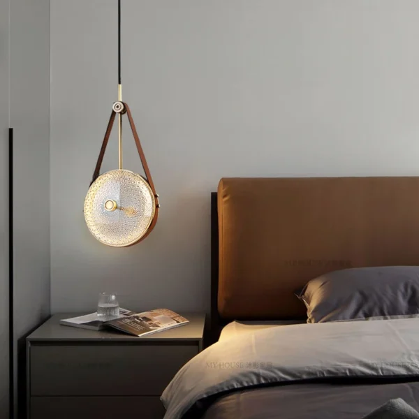 Belt chandelier light luxury modern minimalist designer creative personality art - Image 2