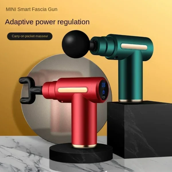 USB Mini Massage Gun Fascia Machine Muscle Relaxation Vibrating Gun Rod Massage Fitness Equipment Neck Grab Fascia Gun - Image 3
