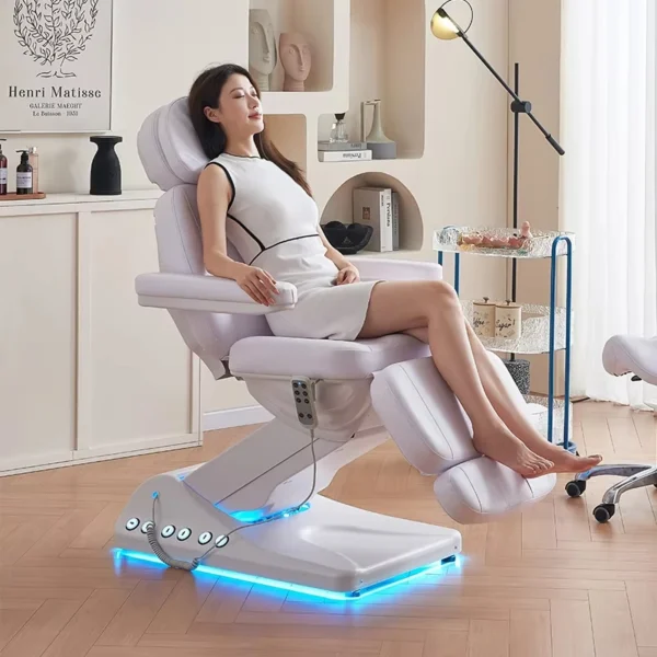 Cama eléctrica de belleza para masaje, cama de cirugía automática, elevación de inyección de tatuaje, micro cama de masaje, cama