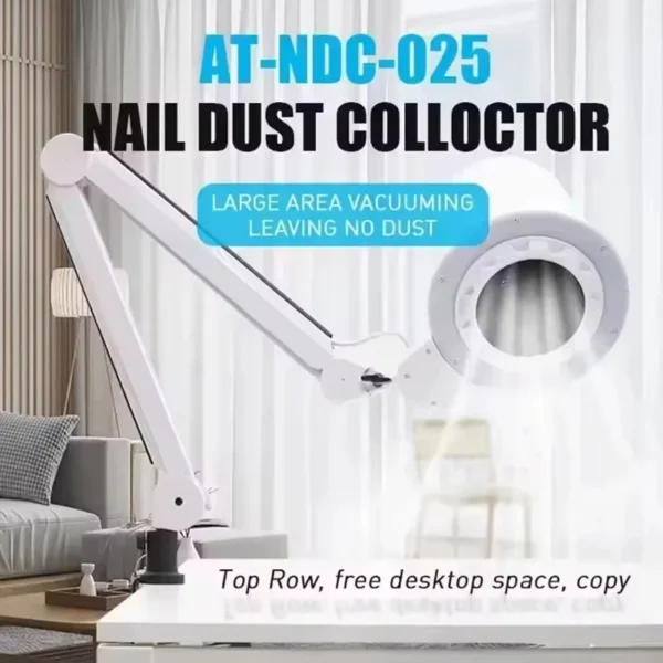 2025 Nail dust collector for beauty salon, shadowless lamp, Oem, 4blanc professional customer, two-in-one-2025 - Image 2