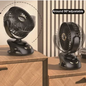 USB Handheld Fan Portable Mini Outdoor Fan Desktop Clip-on Silent Student Cooling Fan Multi-purpose Wireless Cooling Fan