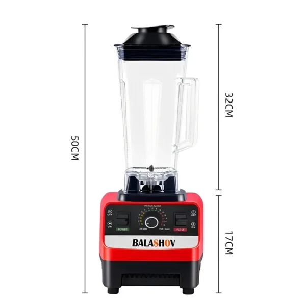 2000W Heavy Duty Commercial Blender Fruit Mixer Juicer Food Processor Ice Smoothies Blender High Power Juice maker Crusher 220V - Image 6