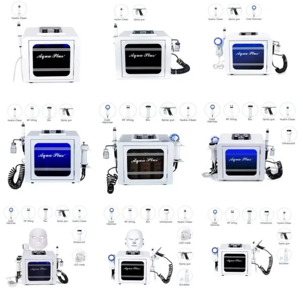 Máquina Facial 2 en 1 para limpieza profunda de la cara, dispositivo de dermoabrasión con pulverización de oxígeno y agua-2025 - Image 6