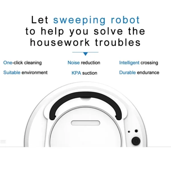 Multifunctional Smart Sweeping Robot Charging Lazy Vacuum Cleaner Small Household Cleaner Sweeping Machine Durable Dropship - Image 2