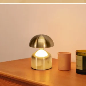 LED Table Lamps USB Rechargeable Touch Dimming Night Light 3 Color Cordless Atmosphere Bedroom Bedside Reading Lamps Decor Light