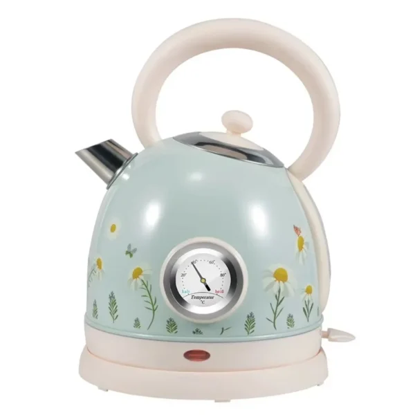 Retro Electric Kettle Stainless Steel Auto Shut-Off Water Boiler Classic Style Tea Pot 304 Heating Kettle for Home Use - Image 4