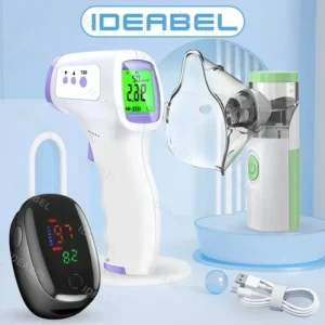 Inhaler Nebuliser Inhalator for Adult Kids Nebulizador Oximeter Ear Thermometer Health Handheld Inhale Nebulizer Mesh Atomizer