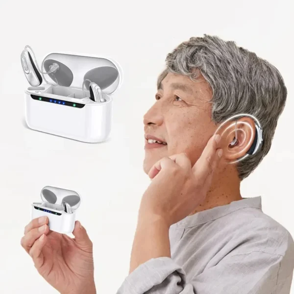 NEW 2025 Self-Fitting OTC Hearing Aids deafness Bluetooth Hearing Aid Invisible Fit Noise Support Mild to Moderate Hearing Loss - Image 6