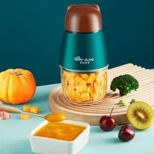 Multi-Functional Baby Food Processor, Mini Electric Meat Grinder, Household Puree Maker, Infant Rice Cereal Blender