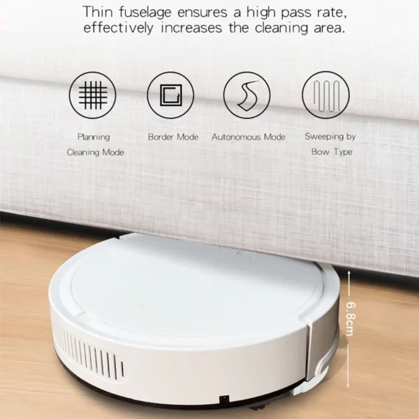 Smart Sweeping Robot Vacuum Cleaner APP Control Sweep and Wet Mopping Home Vacuum Cleaner Mute Pet Hair For Home Appliance - Image 3
