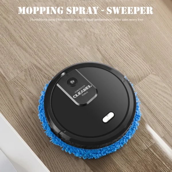 Smart Robot Cleaning Auto Home Cleaning Sweeping Robot Mopping Machine Lazy Robotic USB Vacuum Cleaner Portable Electric Sweeper - Image 3