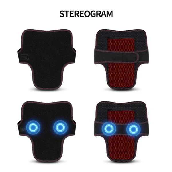 Black Electric Heated Neck Protection Belt with Three Adjustable Temperature Levels for Warmth And Neck Massage Relaxation - Image 6