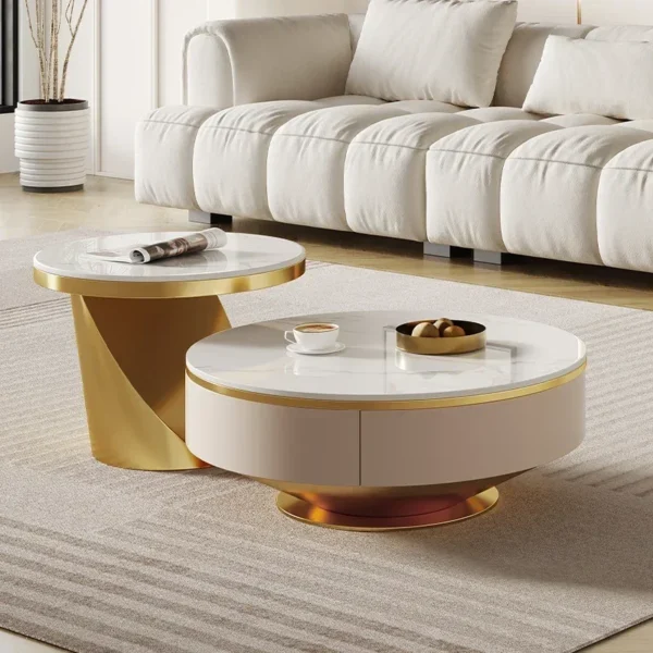 Living Room Morern Tv Stand Entertainment Center Storage Television Lowboard Tv Shelves - Image 3