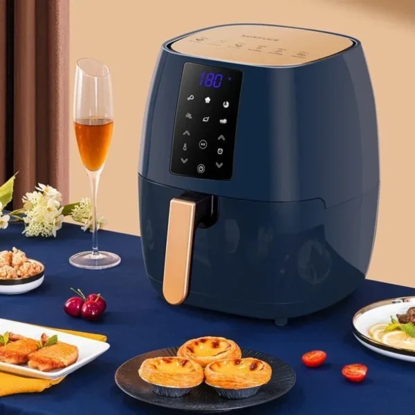 Multifunctional large capacity air fryer new style oven potato chips machine fully automatic touch screen smart