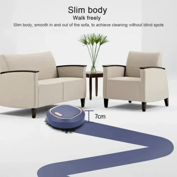2023 NEW Super Quiet Wireless Vacuum Cleaner Robot 3 in 1 Sweeping Mopping Household Cleaning Robot Floor Carpet Sweeper Home - Image 4