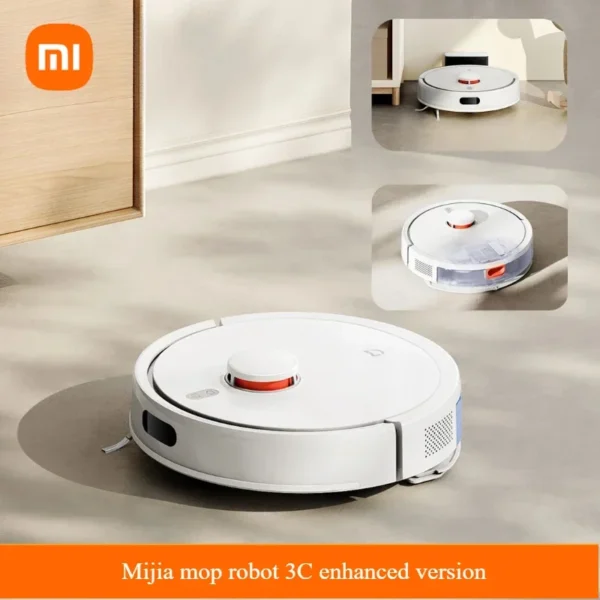 XIAOMI MIJIA Robot Vacuum Mop 3C Enhanced Version 5000Pa Big Suction Vacuum Cleaner Smart Laser Navigation Automatic Sweeper - Image 2