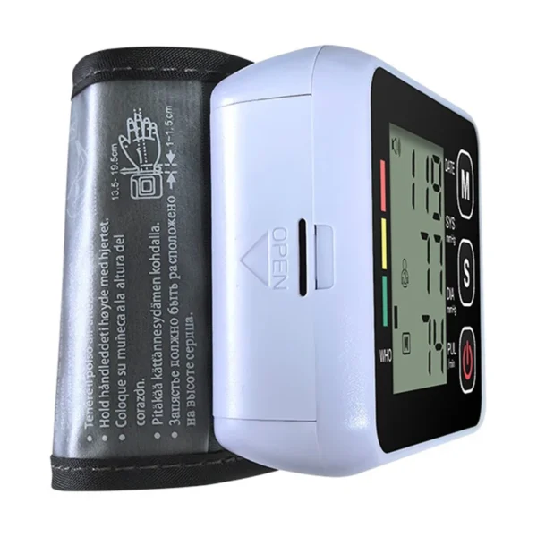 Automatic Digital Blood Pressure Heart Monitor Tensiometer Wrist Cuff Manometer Sphygmomanometer BP Pulse Rate Meter Machine - Image 6