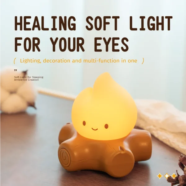 Rechargeable Cute Night Light Led Candles Table Lamp USB Minimalist Desk Bedroom Bar Room Decoration Atmosphere Mood Light - Image 6