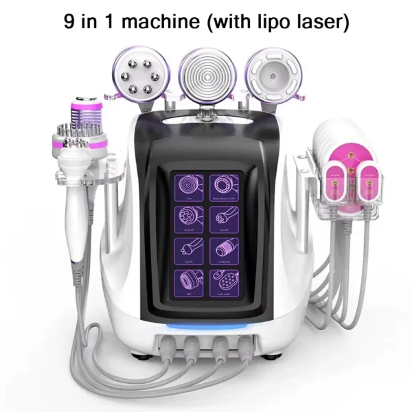 Aristorm 8/9 in 1 40k Cavitation Machine Professional Vacuum RF Skin Tightening Body Sculpting Machine Beauty Device-2025 - Image 3