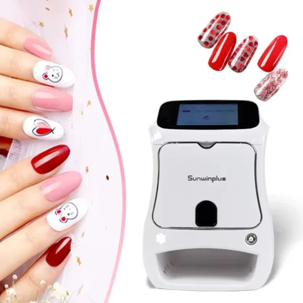 New AI 3D SW-NA03 Nail Art Printer Automatic Manicure Tools Drying Fan UV Lights WiFi Connection Logo Printers Electric Power