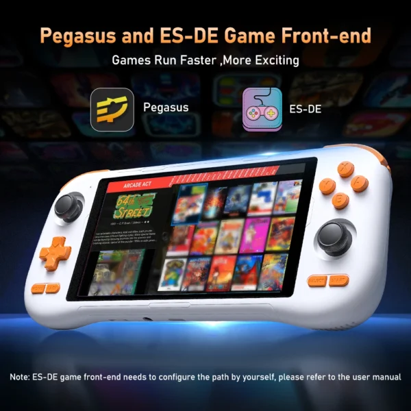 KINHANK K56 Handheld Game Console 5.5'' Touch Screen 50 Emulators for PS1/PSP/DC/SS Android 14 5000mAh WIFI5 Retro Game Player - Image 4
