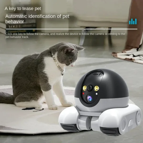 Dual lens, dual screen household 360 degree high-definition robot monitoring vehicle intelligent camera - Image 6