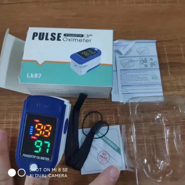 Portable Four-color Fingertip Oximeter Heart Rate Meter Pulse Blood Oxygen Saturation OLED Screen Digital Tube Practical Monitor - Image 6