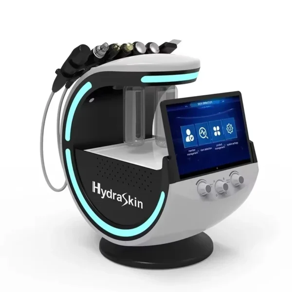 Ultrasound Skin Care Cryotherapy Microdermabrasion Machine Ice Blue Magic Mirror Skin Analyzer Oxygene facial Machine - Image 3
