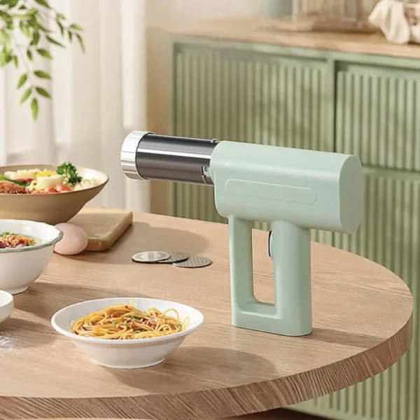 1500mAh Handheld Electric Noodle Gun Wireless Portable Auto Dough Pressing Machine 5 Molds Home Kitchen Noodle Machine 110V/220V - Image 5