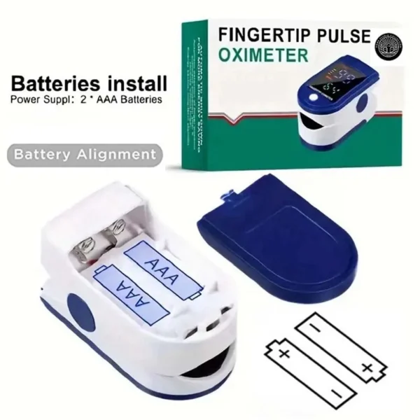 Portable Four-color Fingertip Oximeter Heart Rate Meter Pulse Blood Oxygen Saturation OLED Screen Digital Tube Practical Monitor - Image 4