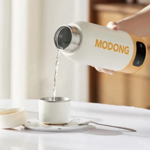 600ml Electric Kettle 110V/220V Portable Travel Boiling Kettle Multi-function Heating Cup Temperature Control Teapot Keep Warm