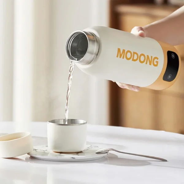600ml Electric Kettle 110V/220V Portable Travel Boiling Kettle Multi-function Heating Cup Temperature Control Teapot Keep Warm