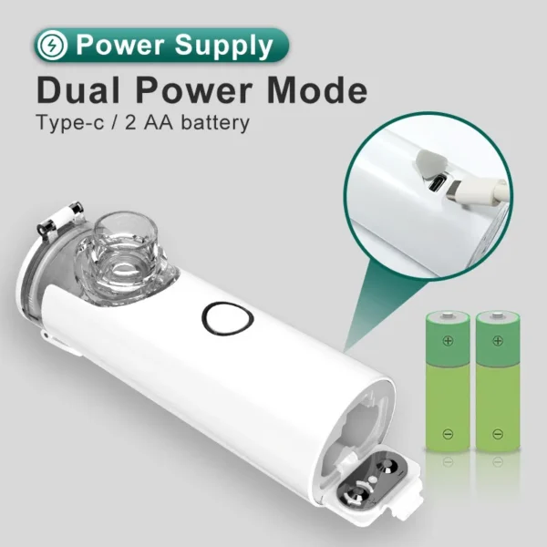 Portable Nebulizer, Silence Mesh Nebulizer for Adults & Kids with Two Modes, Mini Steam Inhaler for Breathing Problems - Image 6