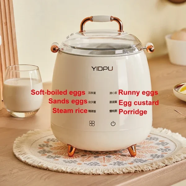 220V Smart Egg Cooker Home Multi-function Breakfast Machine 12h Reservation Electric Steamer Kitchen Food Heater Auto Power Off - Image 3